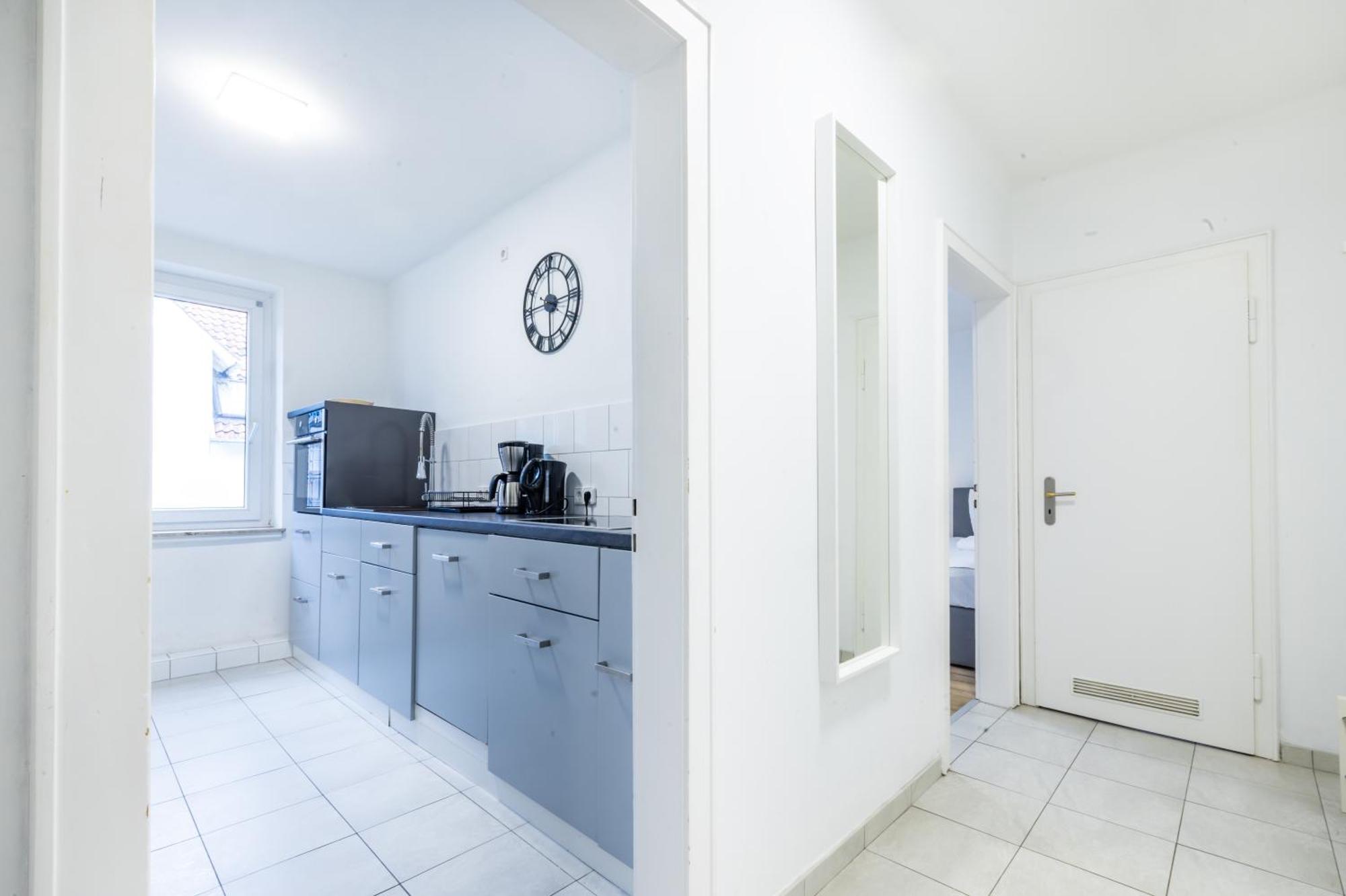 3-Zi - 6 Personen - Zentral-Bielefeld - Kostenloser Parkplatz ภายนอก รูปภาพ